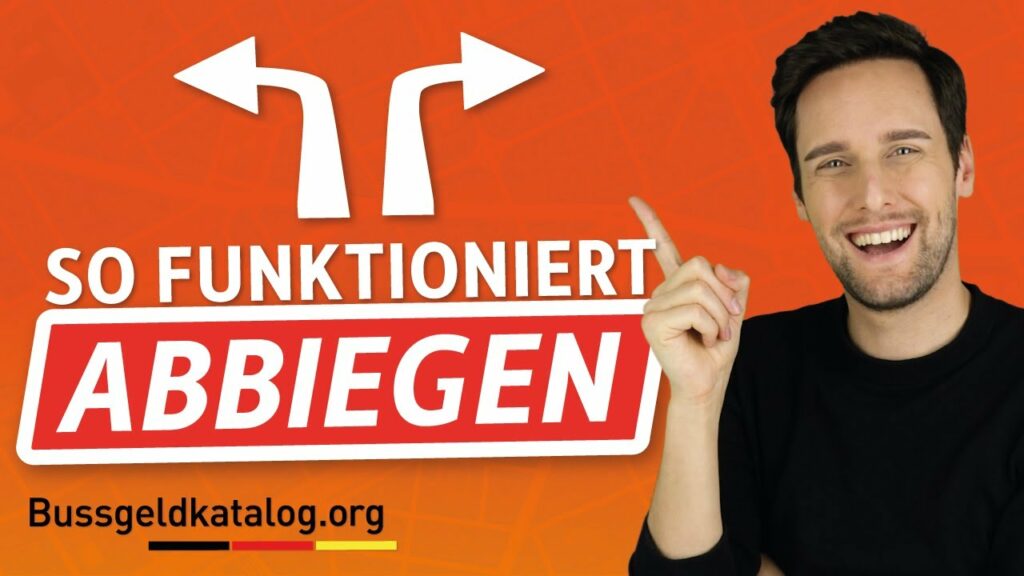 Wie biegen Sie vorschriftsmäßig ab? Mehr dazu erfahren Sie in diesem Video!