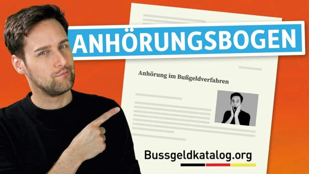 Was ist ein Anhörungsbogen und was müssen Sie bei diesem beachten? Mehr dazu im Video!